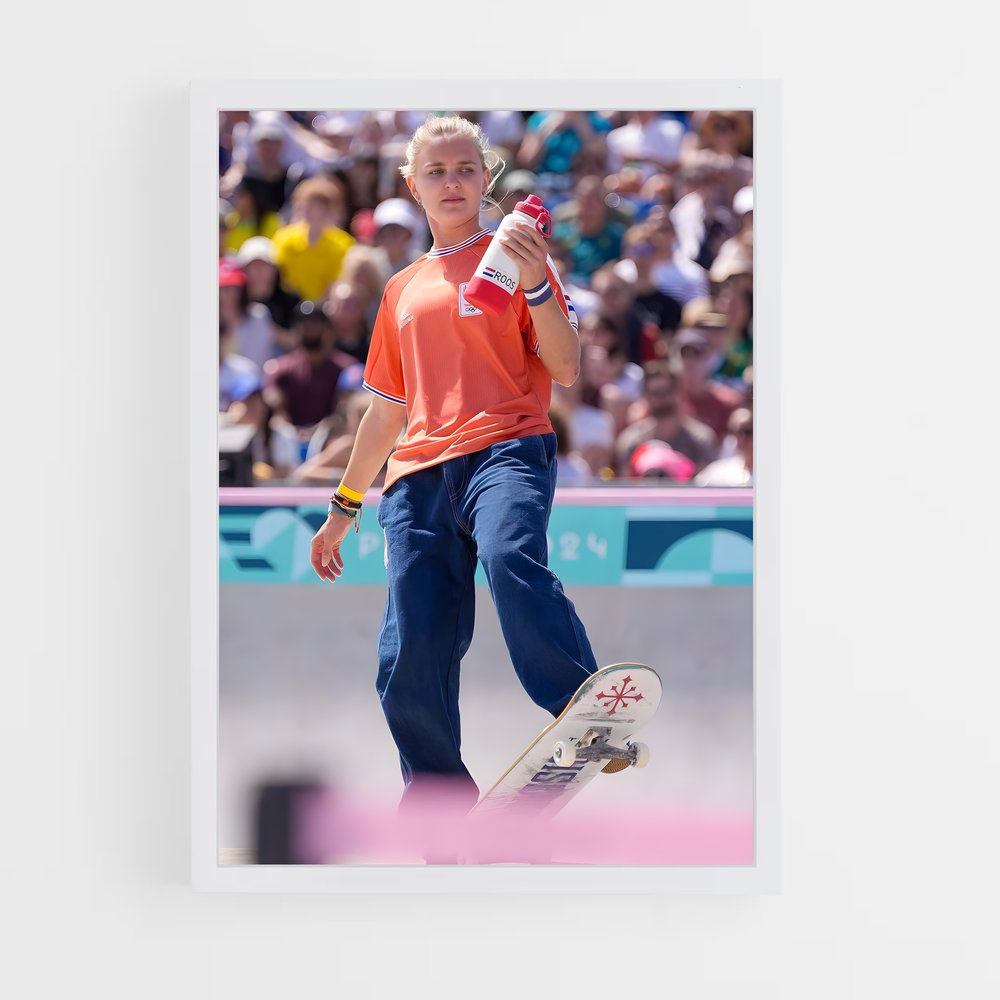 Poster Skate & Shine – affiche Skateboard (vue 3)